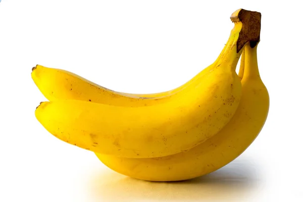 Cluster di banane isolato su bianco — Foto Stock