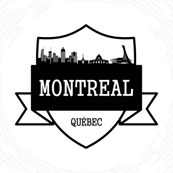 Montreal skyline — Stock Vector