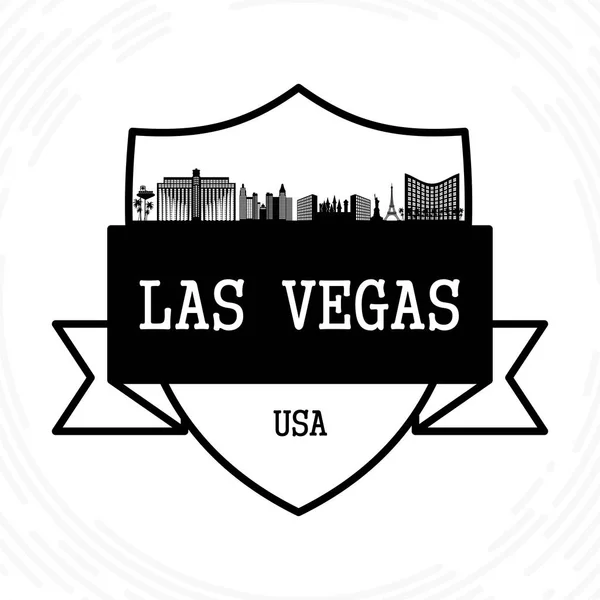 Skyline de Las Vegas — Vector de stock