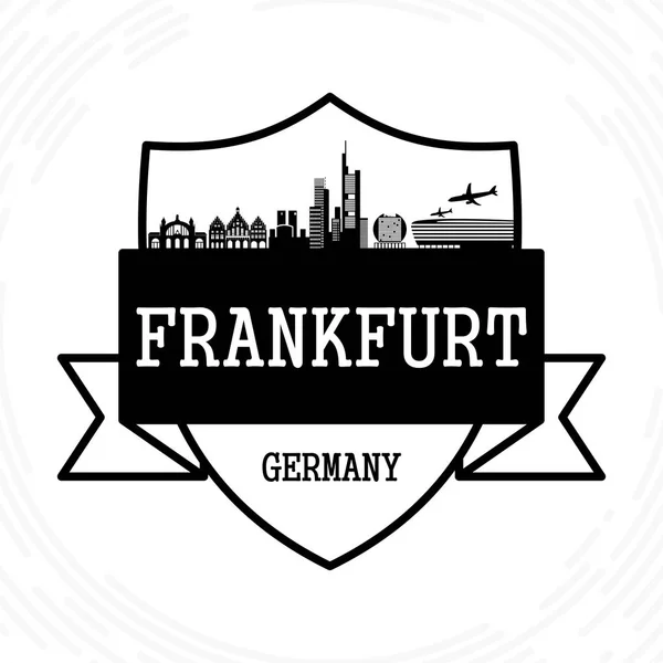 Skyline Frankfurt — Stockvector