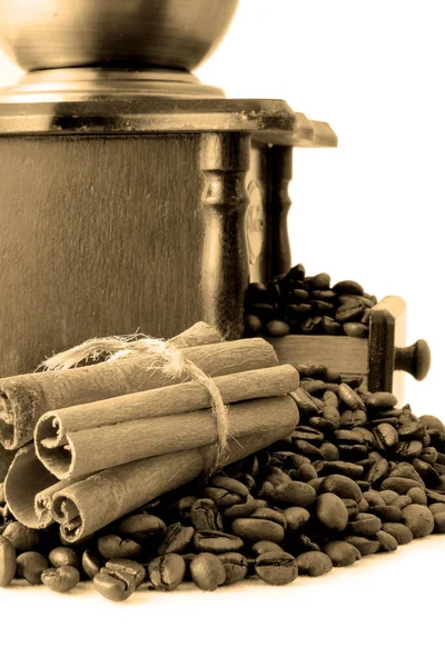 Vintage Manuell Kaffekvarn — Stockfoto