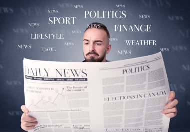 işadamı okuma gazete