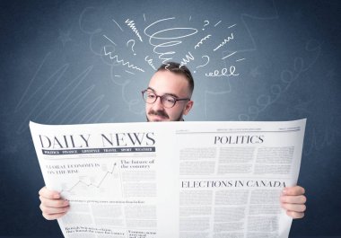 işadamı okuma gazete