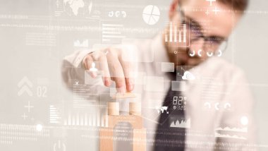 Bir kule inşa işadamı