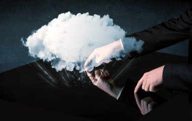 Etkileşimli tablo dokunmadan eller