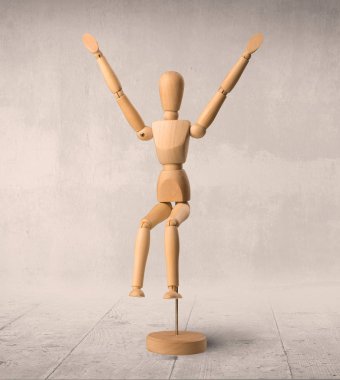 Ahşap manken kavramı