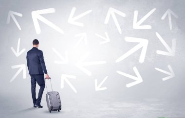 Tatsız oklarla bırakarak işadamı