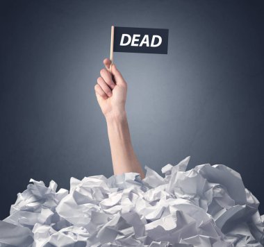 El tutma siyah işaret