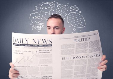 işadamı okuma gazete