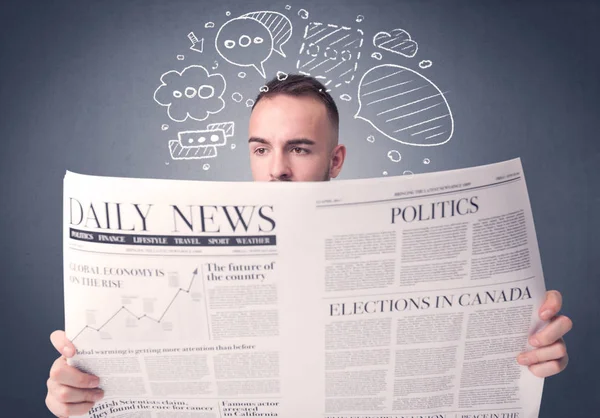 işadamı okuma gazete