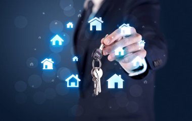 Evlerin tuşu tutmakta işadamı