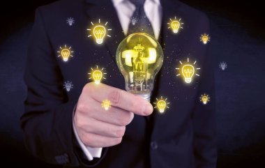 işadamı bir parlak fikir kavram vardır