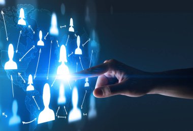 Arabirim dokunmadan parmak