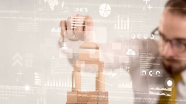 Bir kule inşa işadamı