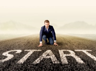 Start çizgisinde, işadamı