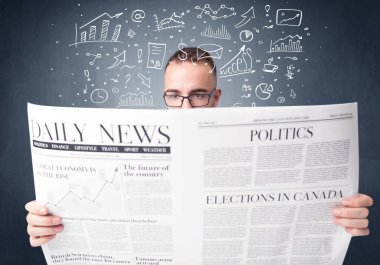 işadamı okuma gazete