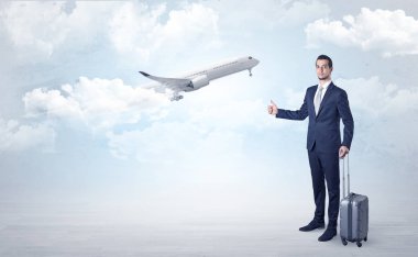 Uçak kavramı çıkış ile otostop Ajan