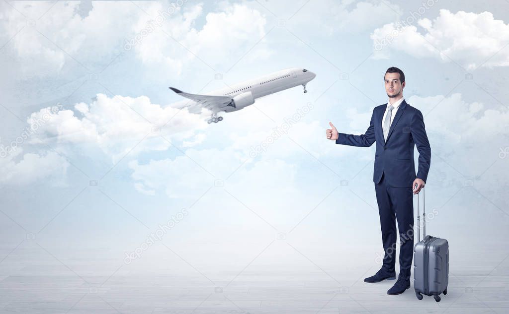 Agent hitchhiking with departing plane concept