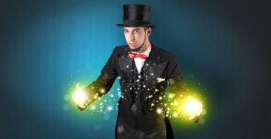 Süper güç elinde tutan illüzyonist