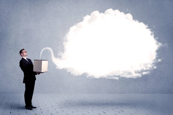Zakelijke cloud in vak — Stockfoto