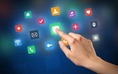 Apps dokunmadan el 