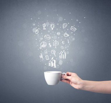 El tutma kahve Kupası