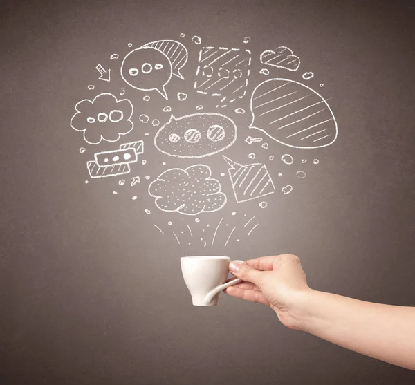 El tutma kahve Kupası