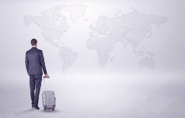 Dünyanın her yerinde onun gezisi işadamı