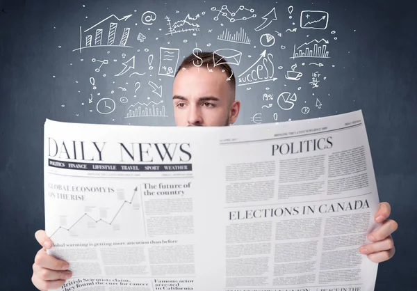 işadamı okuma gazete