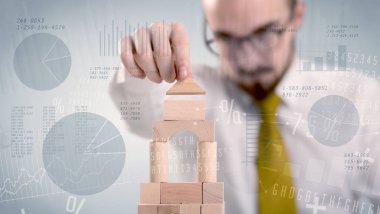 Bir kule inşa işadamı