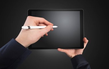 El tablet kopya alanı ile kullanma