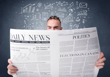 işadamı okuma gazete