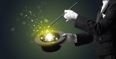 Beyaz el conjuring ortada