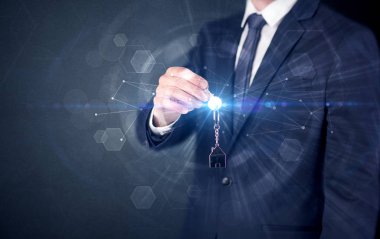 Tuşları ile bağlantı kavramı holding adam