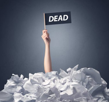 El tutma siyah işaret