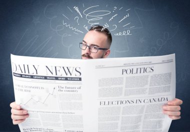 işadamı okuma gazete