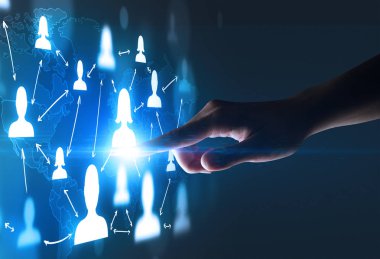 Arabirim dokunmadan parmak