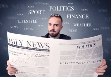 işadamı okuma gazete