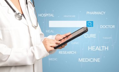 kadın doktor tablet ile