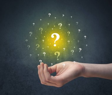 El tutma soru işaretleri