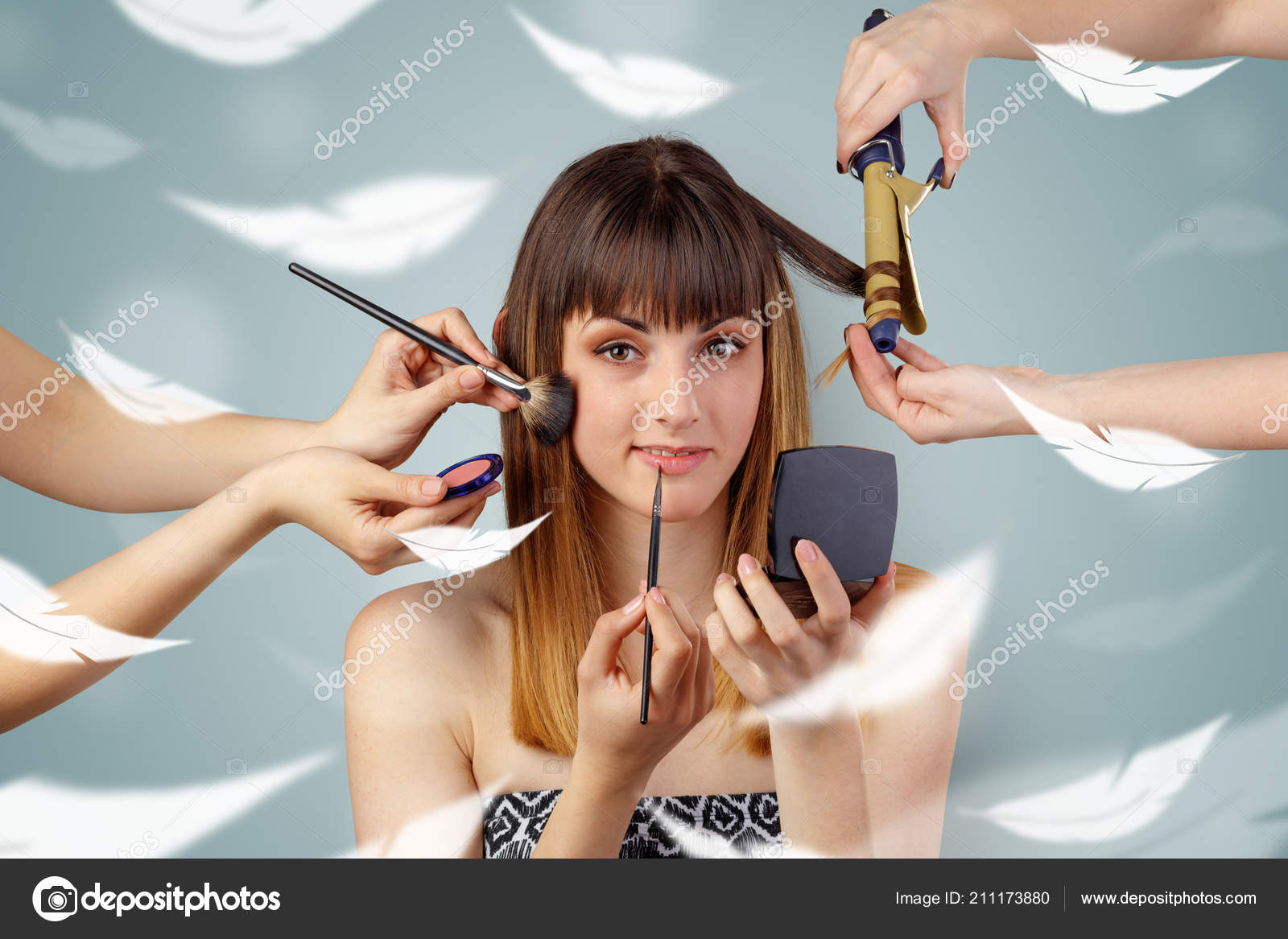 Skinny Japanese Cutie At A Salon