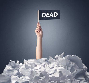 El tutma siyah işaret