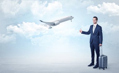 Uçak kavramı çıkış ile otostop Ajan