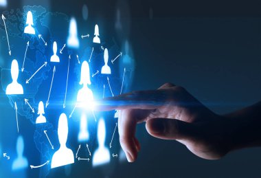 Arabirim dokunmadan parmak