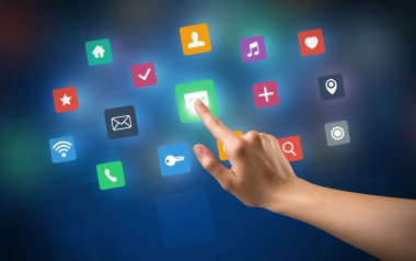 Apps dokunmadan el 