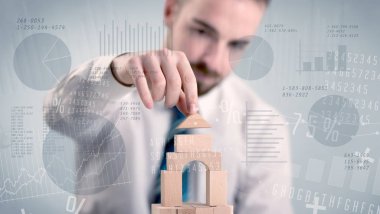 Bir kule inşa işadamı