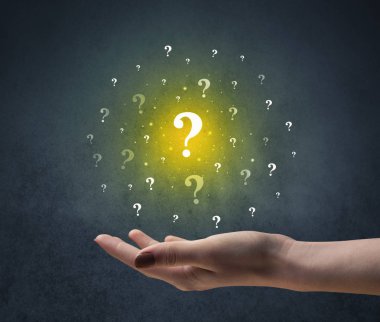 El tutma soru işaretleri