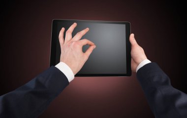 El tablet kopya alanı ile kullanma