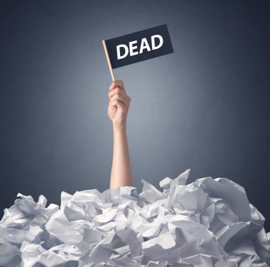 El tutma siyah işaret