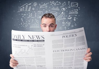 işadamı okuma gazete